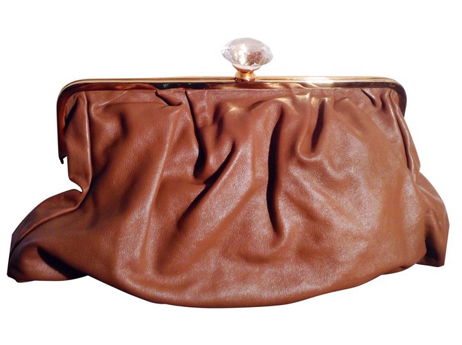 Autre Marque Handbags Caramel Leather  ref.8823
