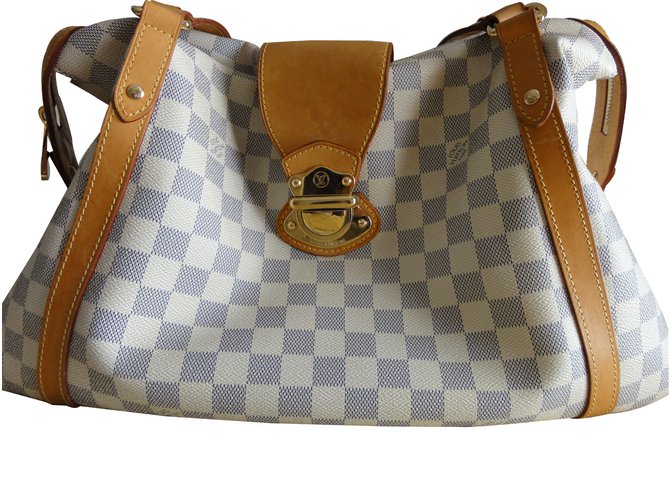 Louis Vuitton Handbags White Cloth  ref.8842