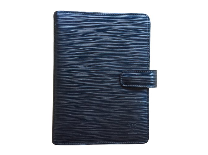 Louis Vuitton Purses, wallets, cases Black Leather  ref.8932