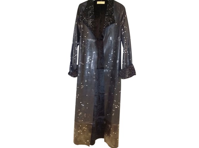 Autre Marque Coats, Outerwear Black Polyester  ref.8950