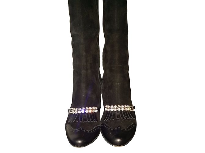 Albano Stiefel Schwarz