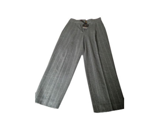 hvorfor ikke selvfølgelig Atticus Massimo Dutti Pants, leggings Grey Wool ref.9050 - Joli Closet