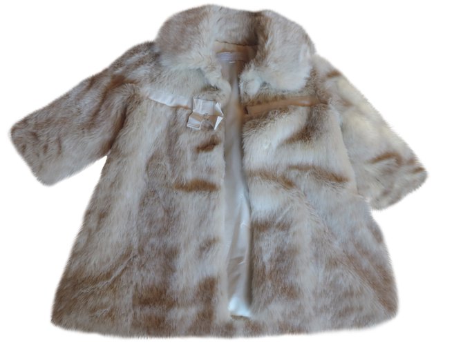 Tartine et Chocolat Coats outerwear White Polyester  ref.9083