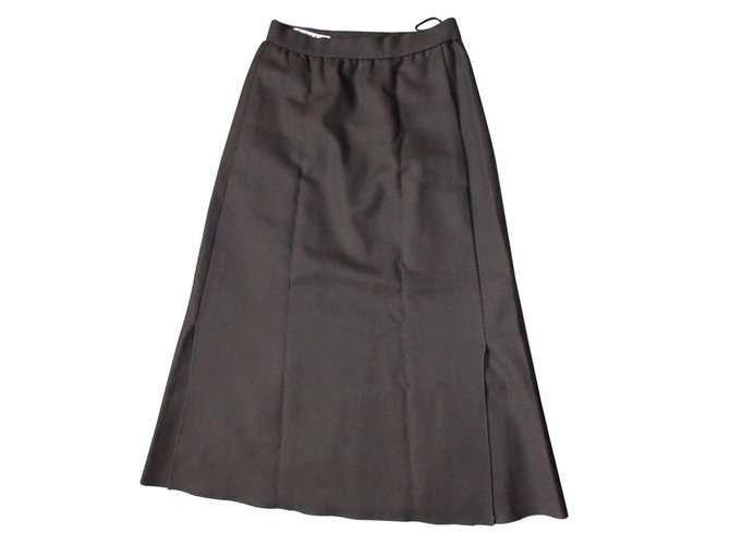 Chloé Skirts Khaki Wool  ref.9139