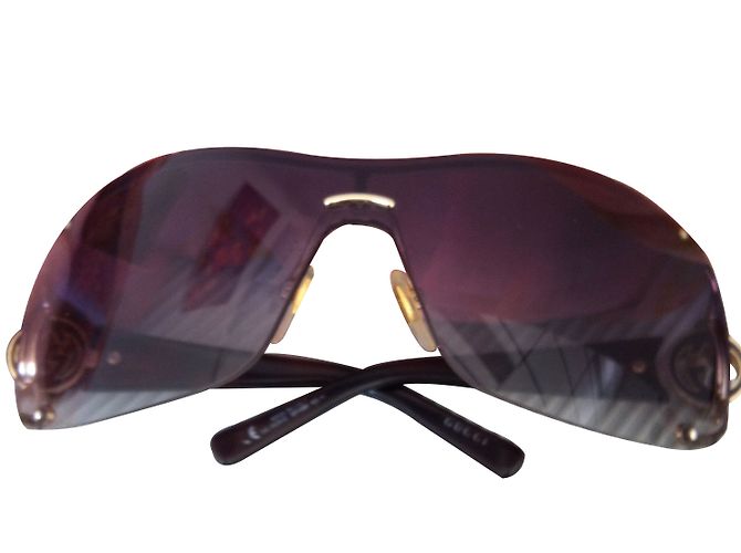 Gafas de sol Gucci marrones de plástico Castaño