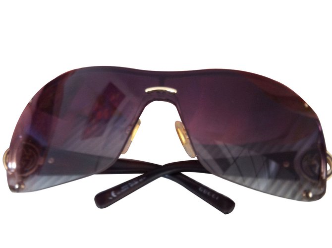 Gucci Sunglasses Brown Plastic  ref.9154