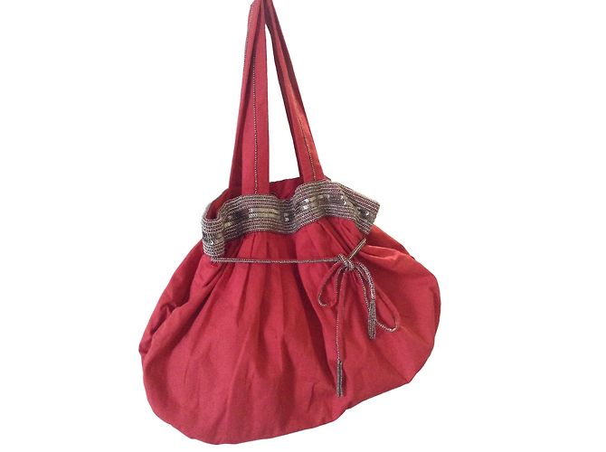 Petite Mendigote Borse Rosso Cotone