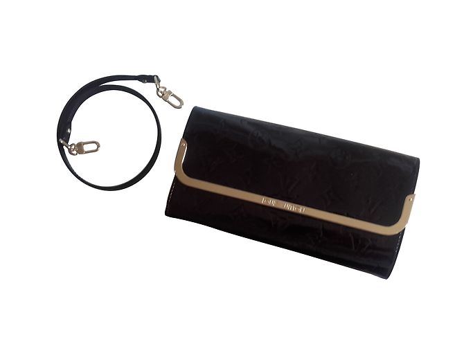 Louis Vuitton Rossmore Clutch Amaranth Patent Leather