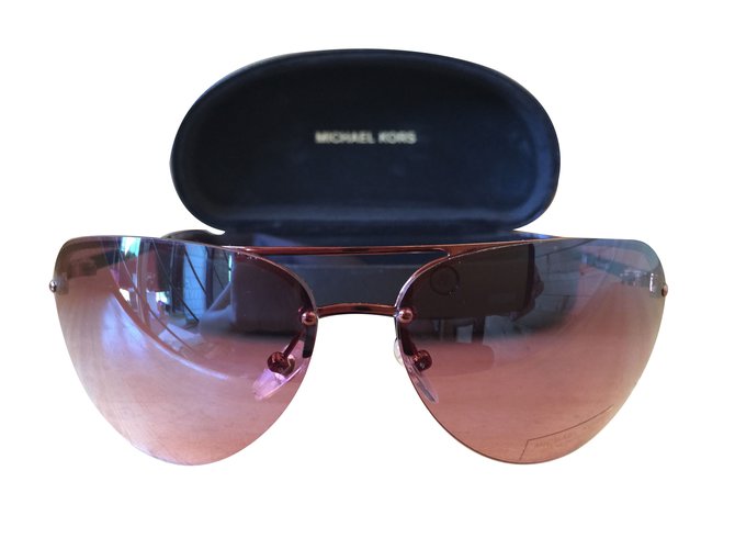 Michael Kors Sonnenbrille Pink Metall  ref.9364