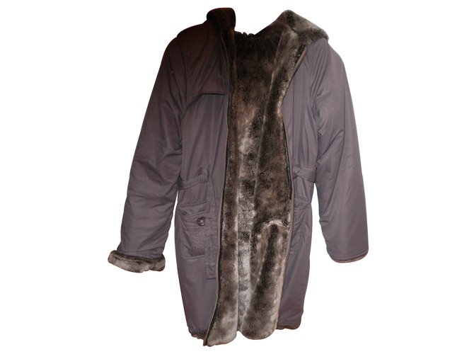 Autre Marque Coats outerwear Purple Fur  ref.9380