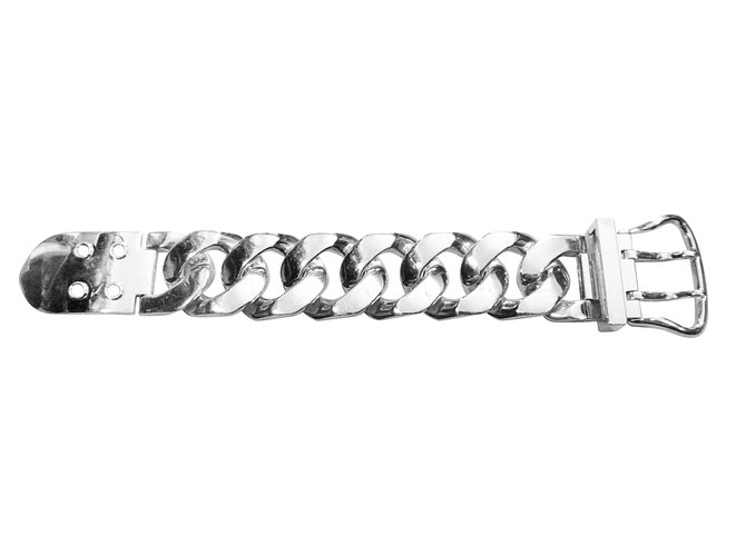 Hermès Bracelets Silvery Silver  ref.9393
