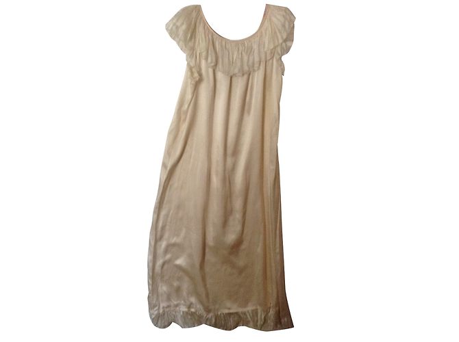 Christian Dior Camisón de seda blanco