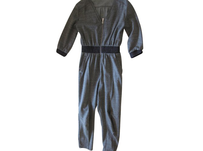 Max & Co Jumpsuits Grey Polyester  ref.9491