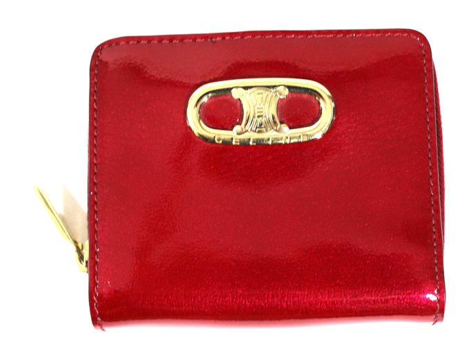 Céline Wallets Red Patent leather  ref.9521