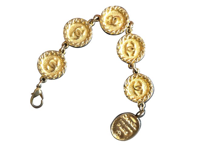 Chanel Bracciali D'oro Metallo  ref.9572
