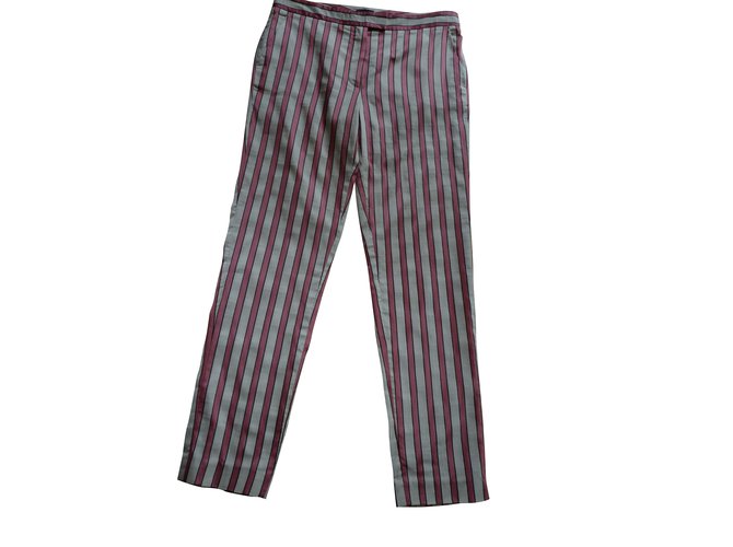 Fendi Pantalones, polainas Multicolor Algodón  ref.9575