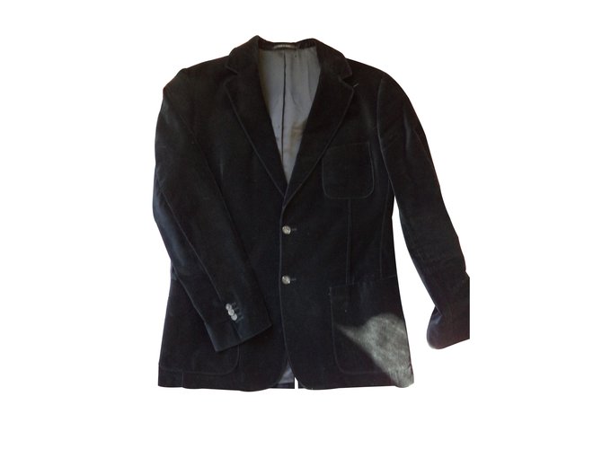 Sonia Rykiel Blazers Jackets Black Cotton  ref.9615