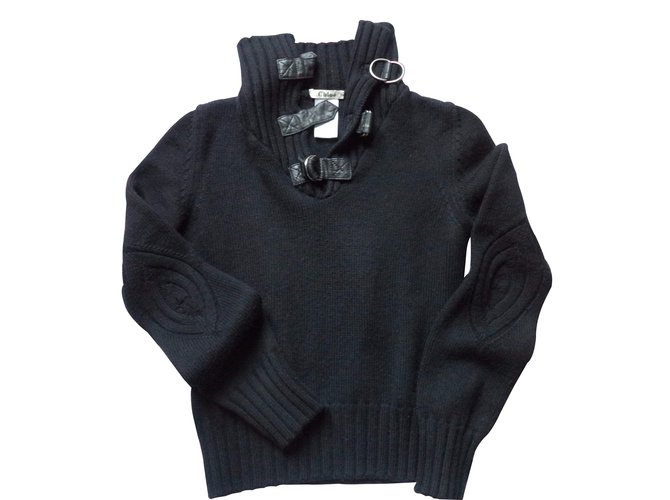 Chloé Knitwear Black Wool  ref.9616