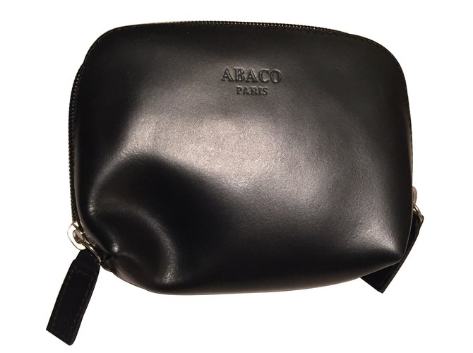 Abaco Clutch-Taschen Schwarz Leder  ref.9706