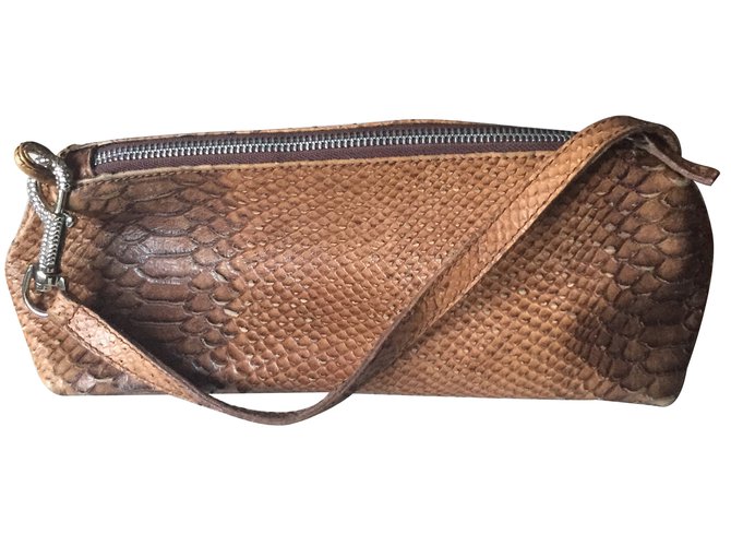 Autre Marque Handbags Caramel Exotic leather  ref.9709