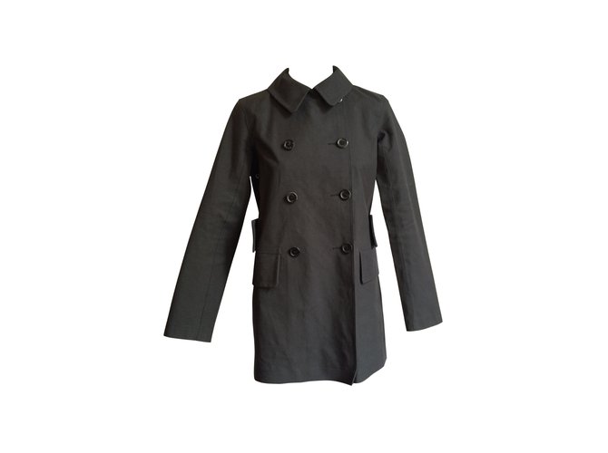 Louis Vuitton Trench coats Black Cotton ref.9772 - Joli Closet