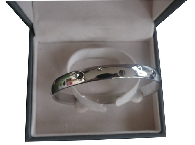 Yves Saint Laurent Bracelets Silvery Silver  ref.9793