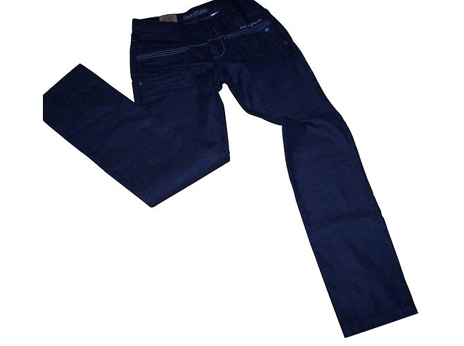 Ikks Schwarze Jeans Denim Mädchen Größe 12