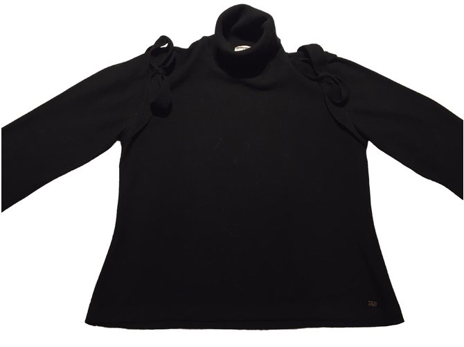 Sonia Rykiel Knitwear Black Wool  ref.10109
