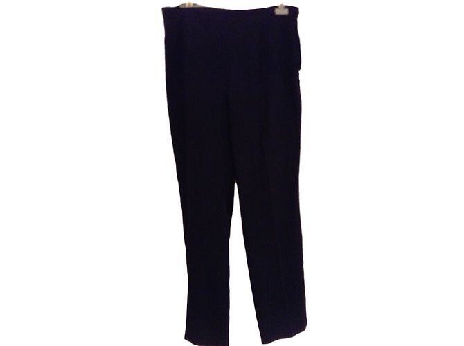 Marina Rinaldi Black Polyester Pants