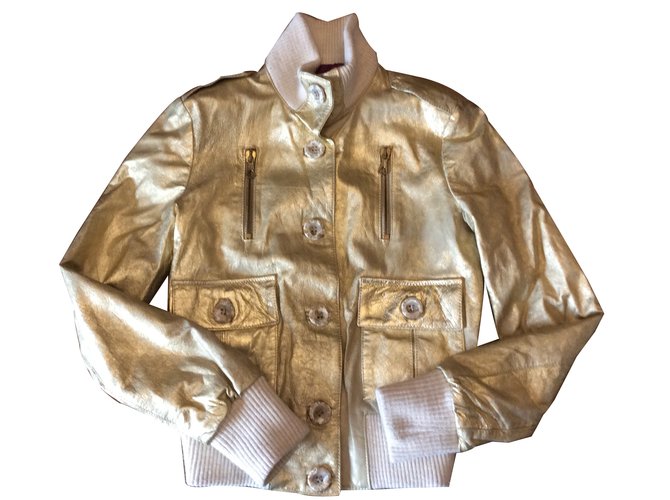Autre Marque Jackets Golden Leather  ref.10310