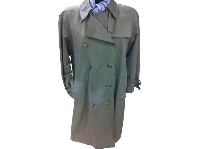 Burberry Trench coats Khaki  ref.10604