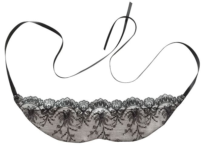 Maschera I.D. Sarrieri in seta e pizzo nero