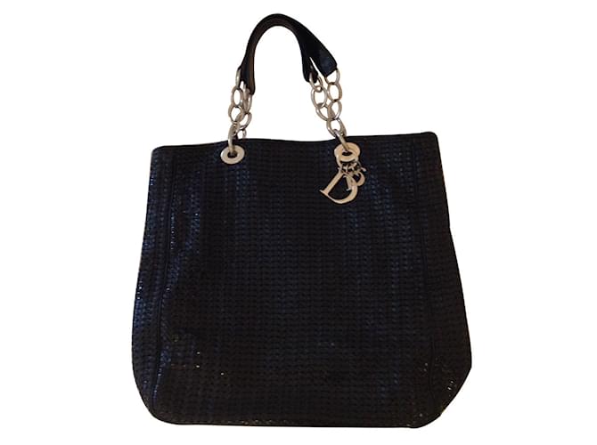 Christian Dior Handbags Black Leather  ref.10643
