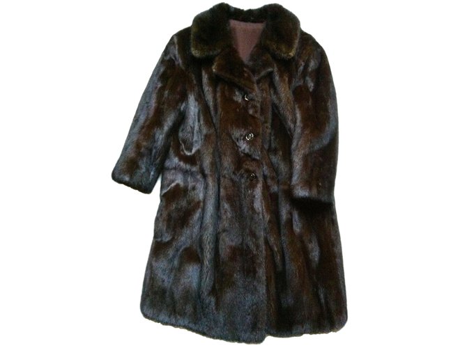 Autre Marque Mink coat Brown Fur  ref.10657