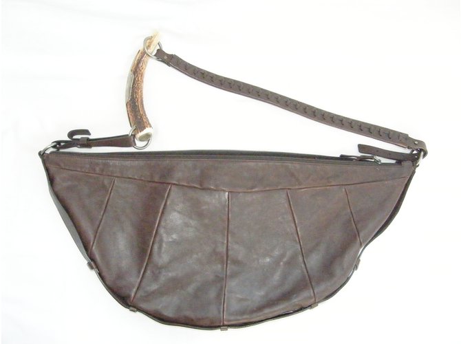 Yves Saint Laurent Handbags Brown Leather  ref.10870