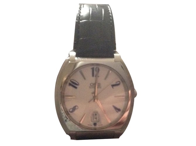 Oris Automatic watches Grey Steel  ref.10874