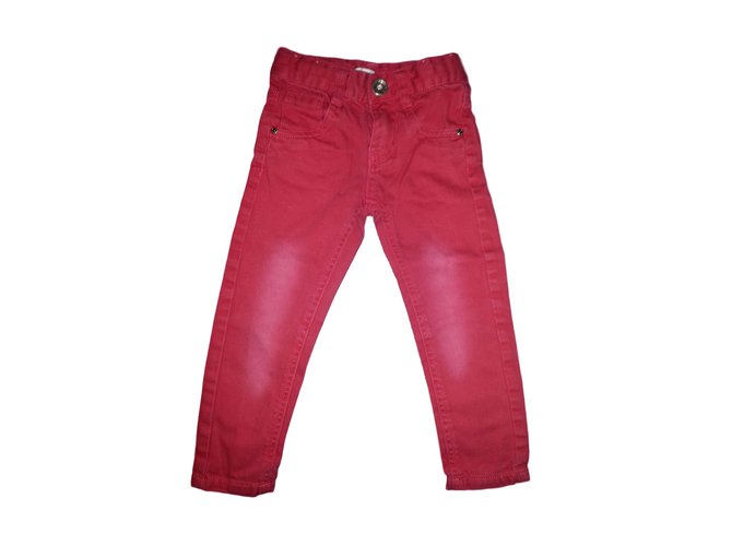 3pommes Pants Red Cotton  ref.10941