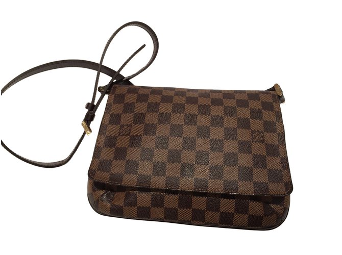 Louis Vuitton Handbags Ebony Cloth  ref.10968