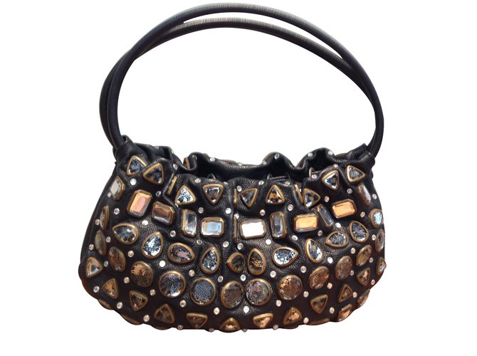 Sonia Rykiel Handbags Black Leather  ref.10996
