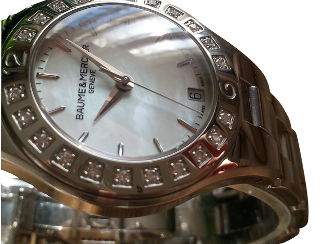 Baume & Mercier Fine watches Silvery Steel  ref.11005