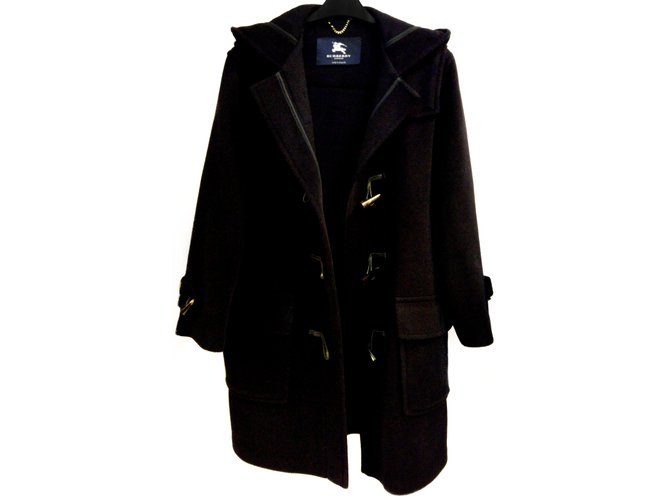 Burberry Coats, Outerwear Blue Wool  ref.11035