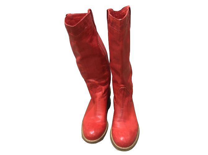 Gianni Bravo Stivali Rosso