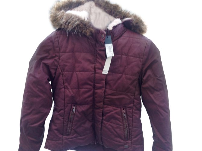 Ikks Coats outerwear Brown Cotton  ref.11138