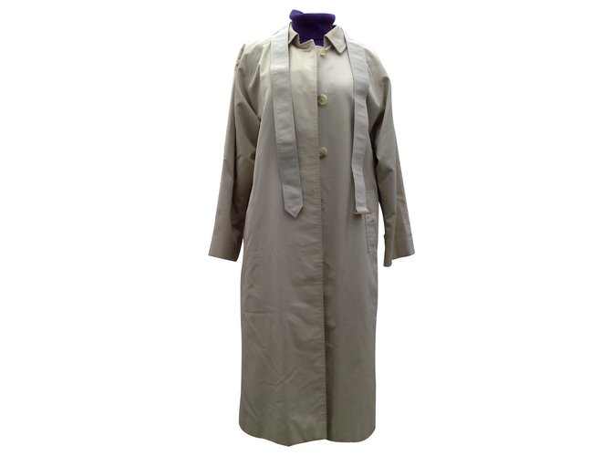 Burberry Coats, Outerwear Beige Cotton  ref.11181