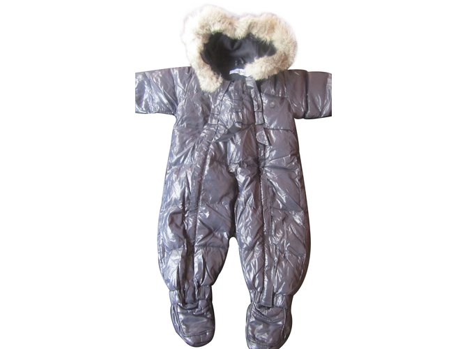 Baby Dior Coats Outerwear Blue Fur  ref.11200
