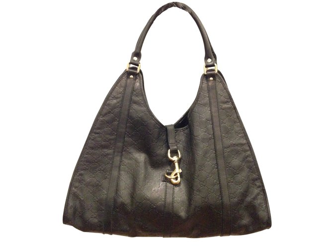 Gucci Handbags Black Leather  ref.11231