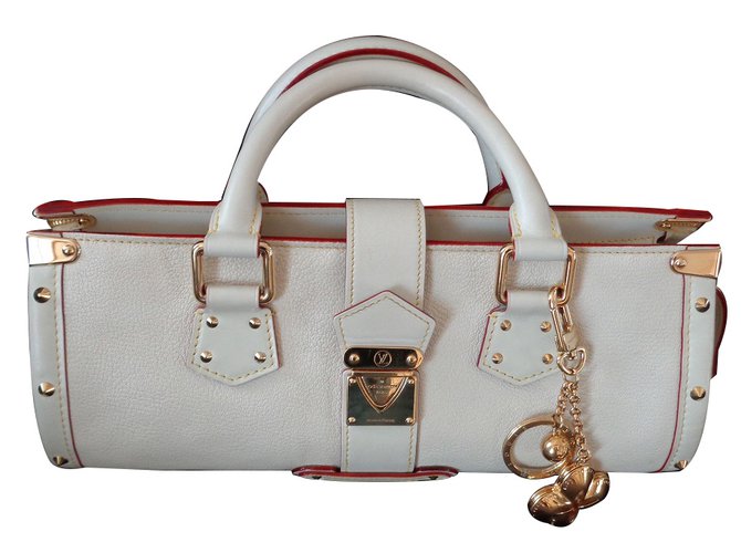 Louis Vuitton Handbags White Leather  ref.11306