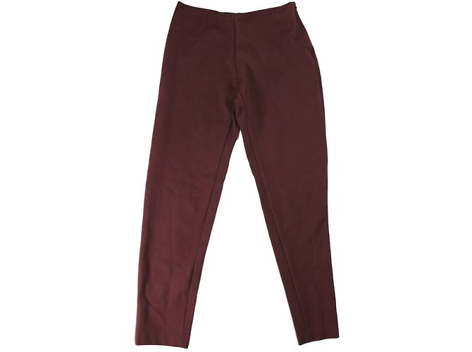 Jean Paul Gaultier Pantalones Stretch Granate Burdeos