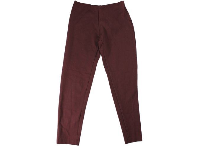 Jean Paul Gaultier Pantalones, polainas Burdeos  ref.11335