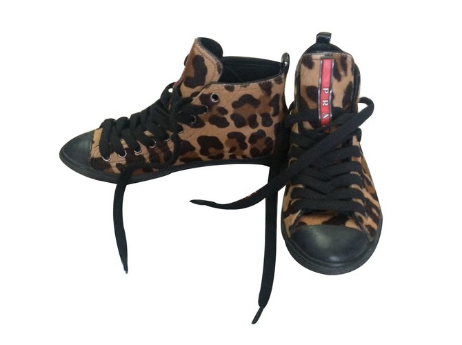 prada leopard shoes